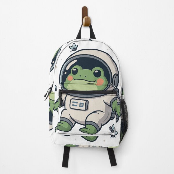 Item preview, Ribbitonaut – Cute Space Frog in Astronaut Suit designed and sold by NullandPrinted.