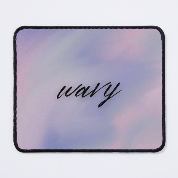Item preview, Pastel Abstract "Wavy" Typography Design – Soft Aesthetic Minimal Print · Trendy Pastel Art for Apparel, Stickers & Wall Decor designed and sold by teesprinkle.