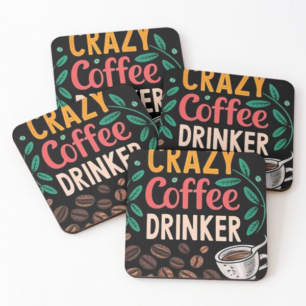 Item preview, CRAZY COFFEE DRINKER designed and sold by likbatonboot.