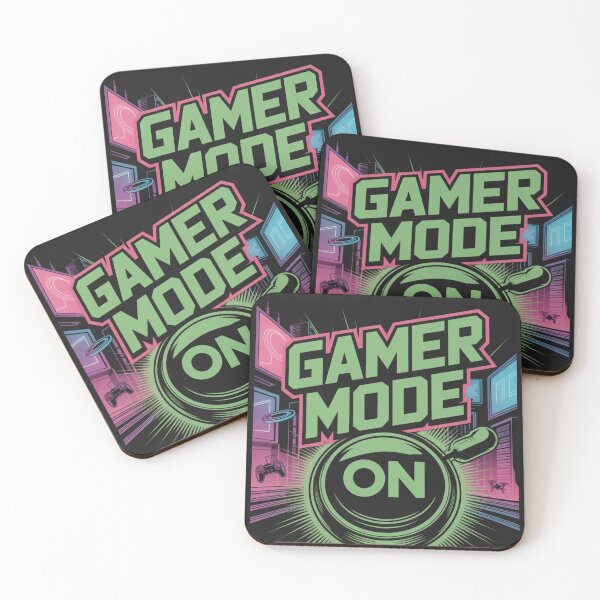 Item preview, Gamer Mode On Cyberpunk Art Print - Neon Gaming Design designed and sold by pnidesign.