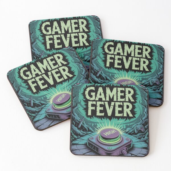 Item preview, Gamer Fever – Retro Gaming Art with Bold Fantasy Vibes designed and sold by pnidesign.