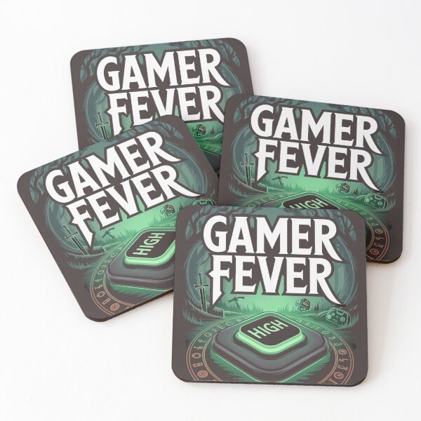 Item preview, Gamer Fever – Retro Gaming Art with Bold Fantasy Vibes designed and sold by pnidesign.