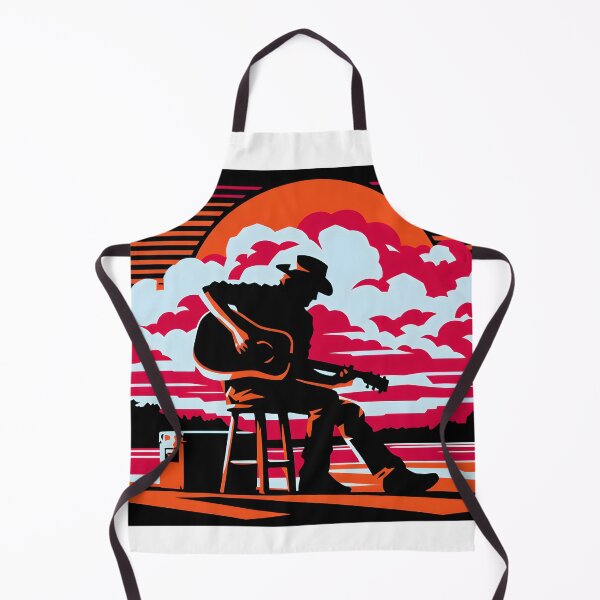 Item preview, Sunset Guitarist Silhouette T-Shirt designed and sold by Route and Render.