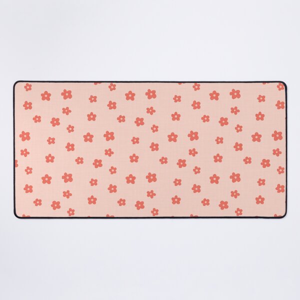 Item preview, Peach and Coral Daisy Pattern – Retro Floral Design designed and sold by namibear.