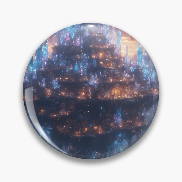 Item preview, The Floating Crystal Citadel designed and sold by BraveDesignsUSA.