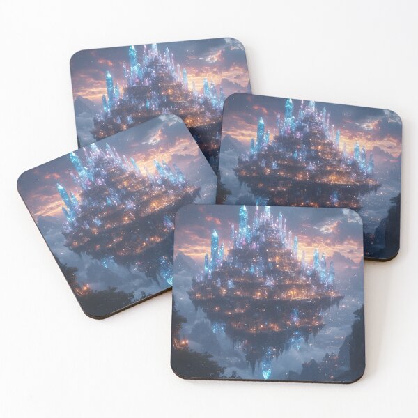 Item preview, The Floating Crystal Citadel designed and sold by BraveDesignsUSA.