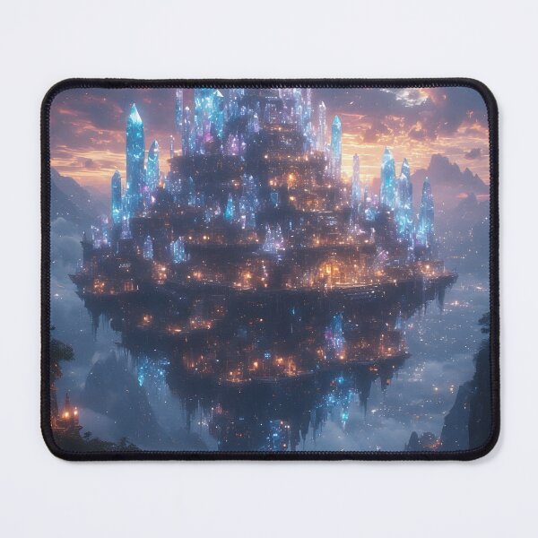 Item preview, The Floating Crystal Citadel designed and sold by BraveDesignsUSA.