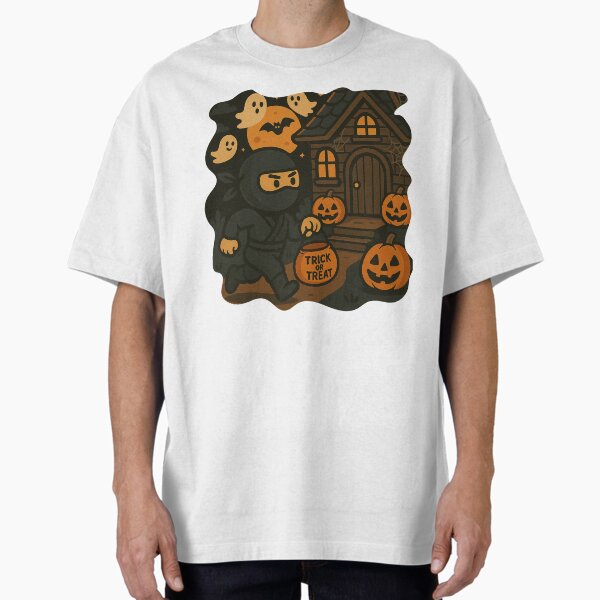 Item preview, Ninja’s Spooky Trick-or-Treat Adventure designed and sold by SFDigital04.