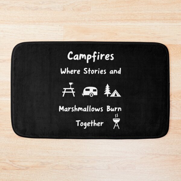 Item preview, Campfires & Chaos – Where Stories and Marshmallows Burn Together designed and sold by GRITMOOD.