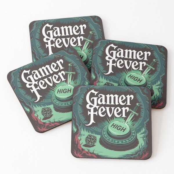 Item preview, Gamer Fever – Retro Gaming Art with Bold Fantasy Vibes designed and sold by pnidesign.