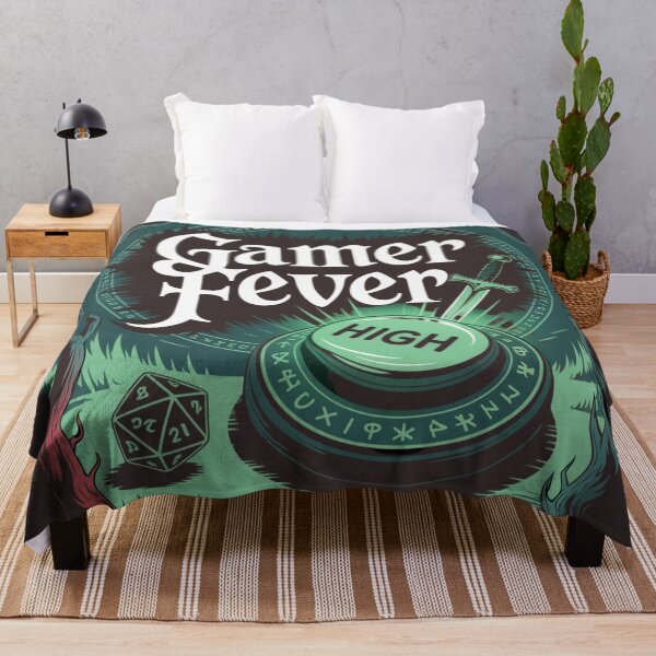 Item preview, Gamer Fever – Retro Gaming Art with Bold Fantasy Vibes designed and sold by pnidesign.