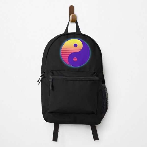 Artikelvorschau, Yin Yang und Retro-Synthwave gemischt entworfen und verkauft von Wawan35200.