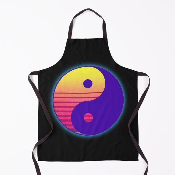 Artikelvorschau, Yin Yang und Retro-Synthwave gemischt entworfen und verkauft von Wawan35200.