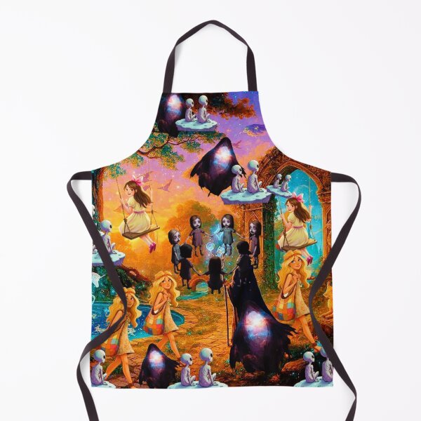 Item preview, Vintage Aliens Psychedelic Fairy Tale Life on Mars designed and sold by SoulArtSara.