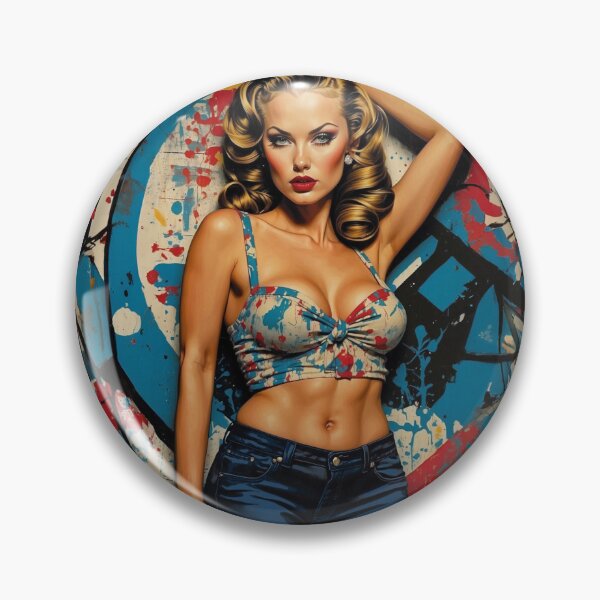Item preview, Retro PinUp Girl 4 designed and sold by Made-by-Gus.