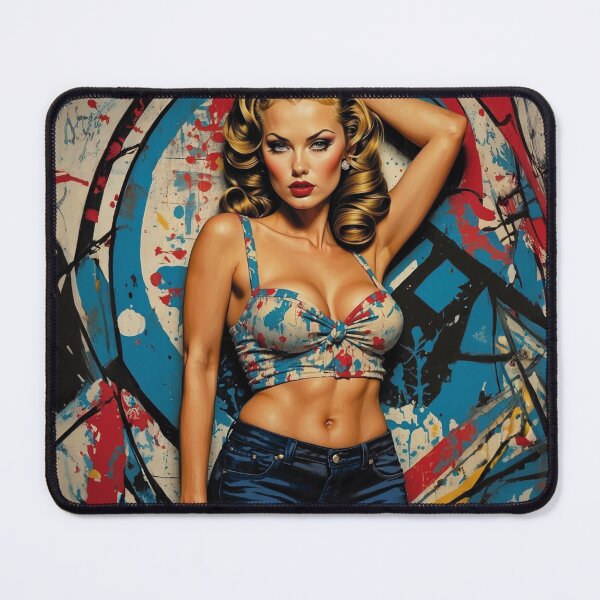 Item preview, Retro PinUp Girl 4 designed and sold by Made-by-Gus.