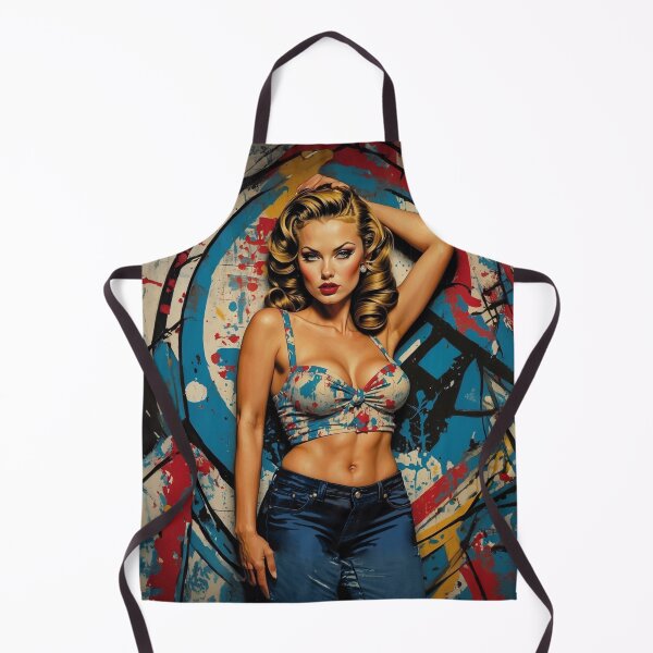 Item preview, Retro PinUp Girl 4 designed and sold by Made-by-Gus.