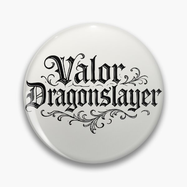 Artikelvorschau, Valor Dragonslayer Ornamental Text Design entworfen und verkauft von SteadyRolling.