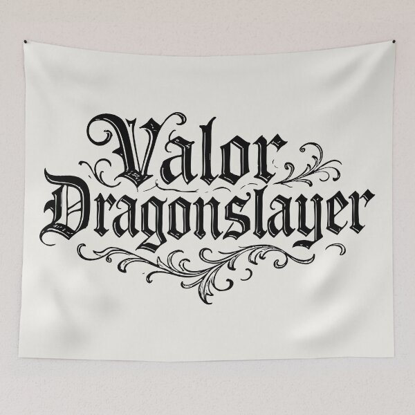 Item preview, Valor Dragonslayer Ornamental Text Design designed and sold by SteadyRolling.