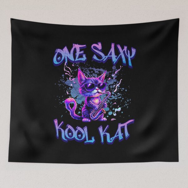 Item preview, One Saxy Kool Kat designed and sold by Rich Summers Art.