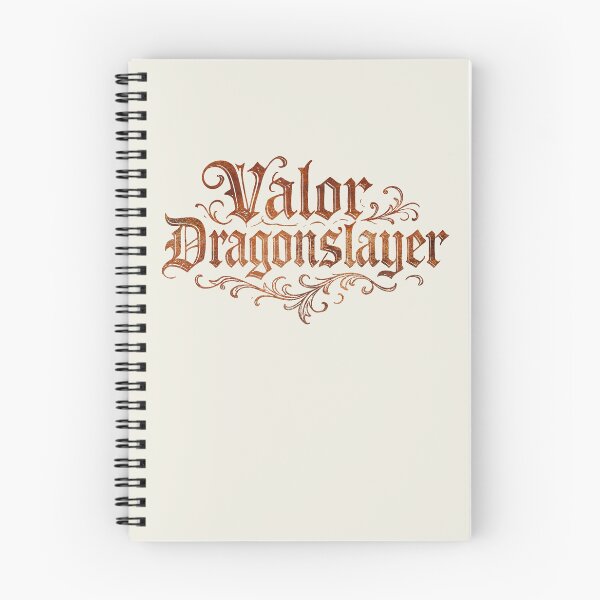 Item preview, Valor Dragonslayer Ornamental Text Design #rust designed and sold by SteadyRolling.
