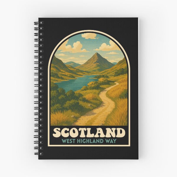 Item preview, West Highland Way Scotland Hiking Trail Art designed and sold by JackCurtis1991.