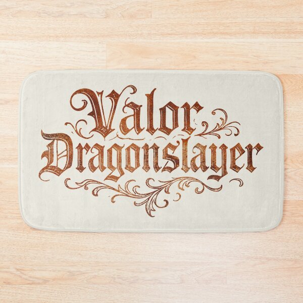 Item preview, Valor Dragonslayer Ornamental Text Design #rust designed and sold by SteadyRolling.