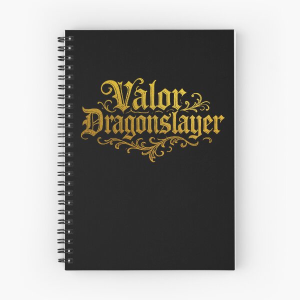 Item preview, Valor Dragonslayer Ornamental Text Design #gold designed and sold by SteadyRolling.