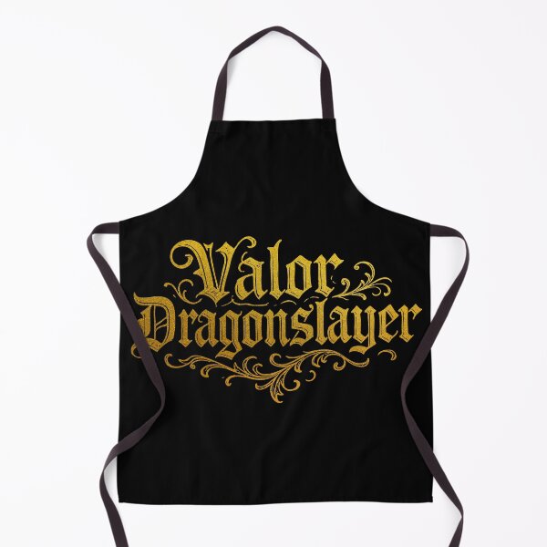 Item preview, Valor Dragonslayer Ornamental Text Design #gold designed and sold by SteadyRolling.