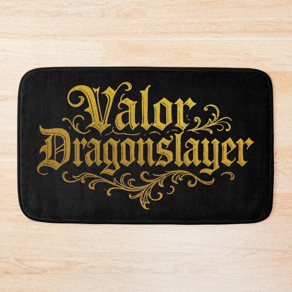 Item preview, Valor Dragonslayer Ornamental Text Design #gold designed and sold by SteadyRolling.