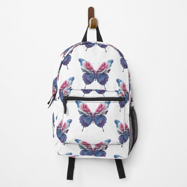Item preview, Magical Blue Butterfly with Flower Petal Wings designed and sold by Anastasiia Yurevych.
