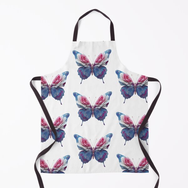 Item preview, Magical Blue Butterfly with Flower Petal Wings designed and sold by Anastasiia Yurevych.