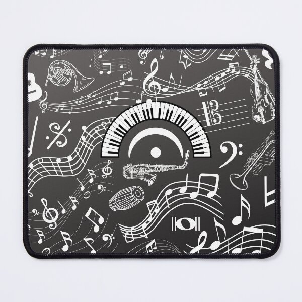 Item preview, Musical Notation & Instruments In Black & White designed and sold by BrightrDayMusicArt.