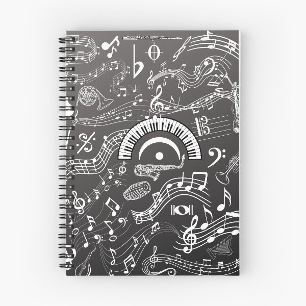 Item preview, Musical Notation & Instruments In Black & White designed and sold by BrightrDayMusicArt.