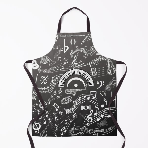 Item preview, Musical Notation & Instruments In Black & White designed and sold by BrightrDayMusicArt.
