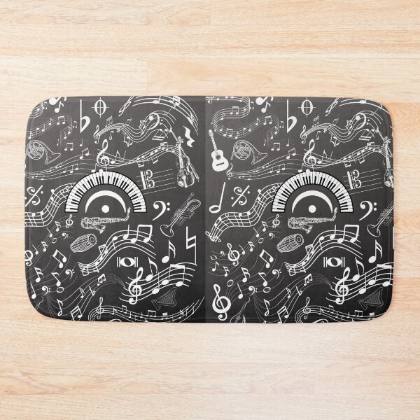Item preview, Musical Notation & Instruments In Black & White designed and sold by BrightrDayMusicArt.
