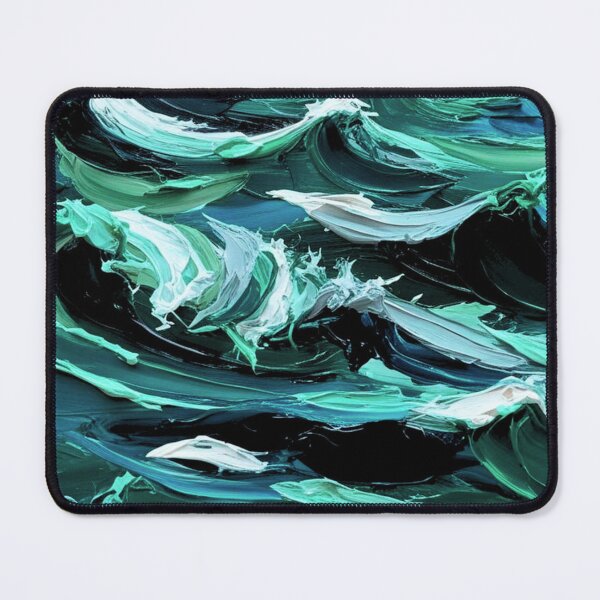 Item preview, abstract stormy ocean waves designed and sold by SKULLARTISTRY.