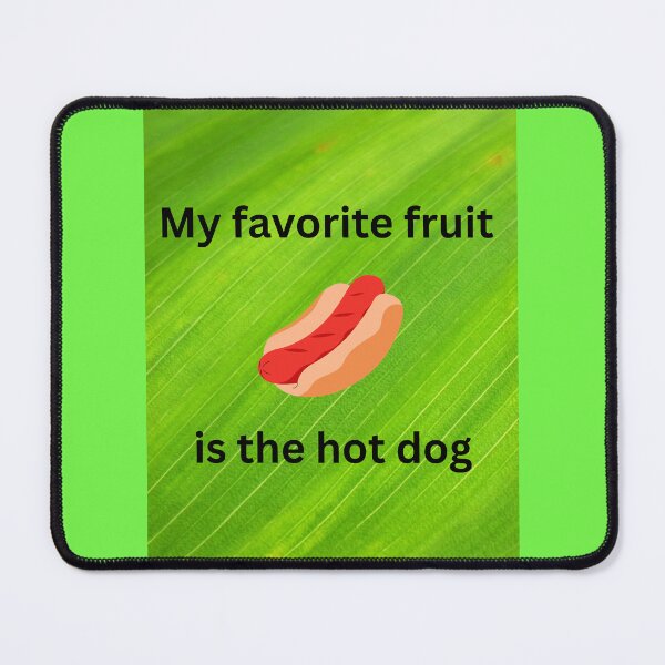 Item preview, Favorite fruit? Hot Dog designed and sold by Kilted Owl.