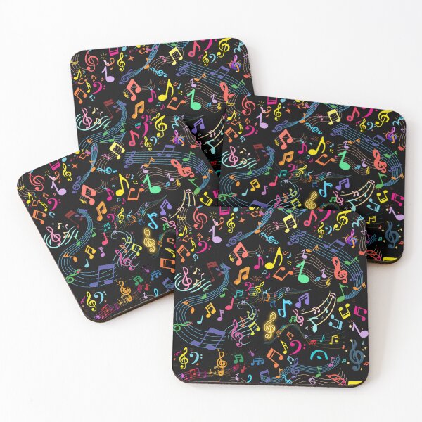 Item preview, Music Everywhere In Black & Vivid Color Original Graphic Artwork designed and sold by BrightrDayMusicArt.