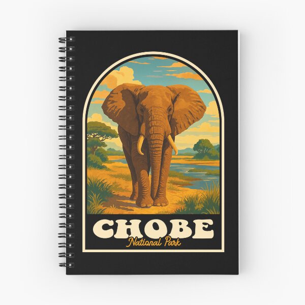 Item preview, Chobe National Park Botswana Safari Elephant Art designed and sold by JackCurtis1991.