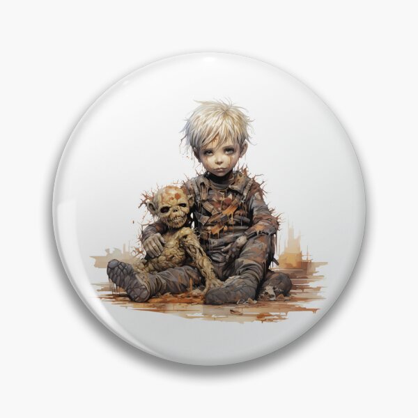 Item preview, Zombie child with torn teddy bear designed and sold by Made-by-Gus.