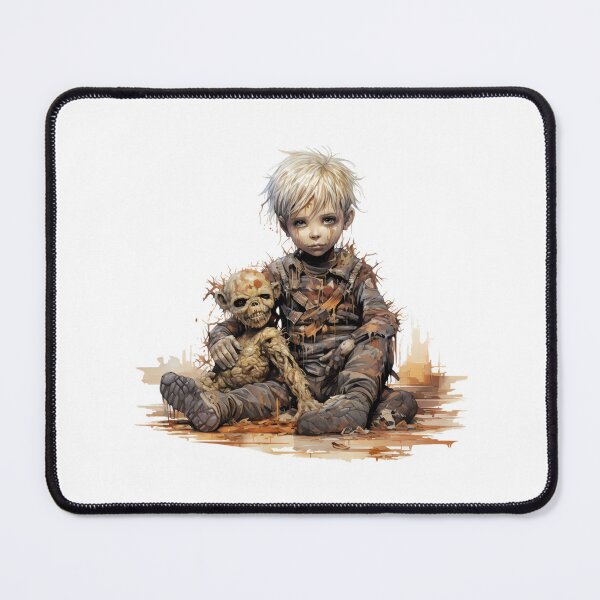 Item preview, Zombie child with torn teddy bear designed and sold by Made-by-Gus.