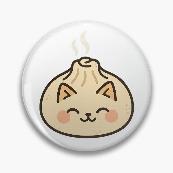 Item preview, Soup Dumpling Cat – Xiao Long Meow Kawaii Sticker designed and sold by Tripconic.