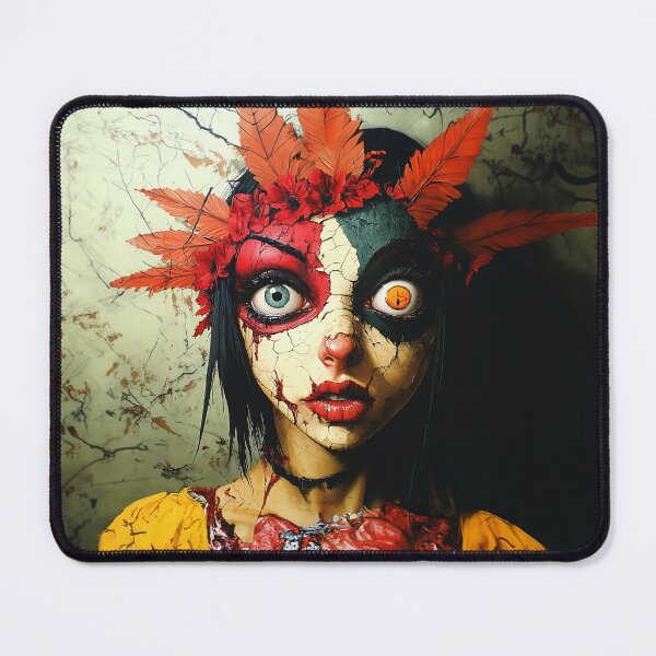 Item preview, Surreal macabre Bird Woman 11 designed and sold by Made-by-Gus.