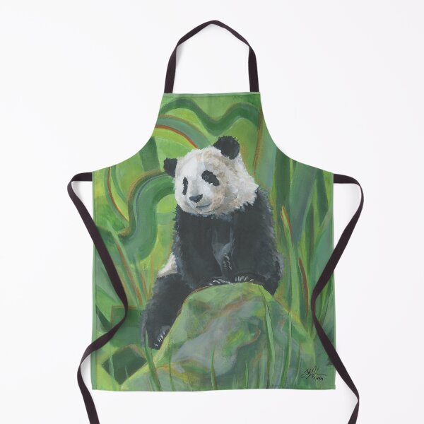 Item preview, Mischief 2- Giant Panda Abstracted Bamboo Background designed and sold by The Art Entropist.