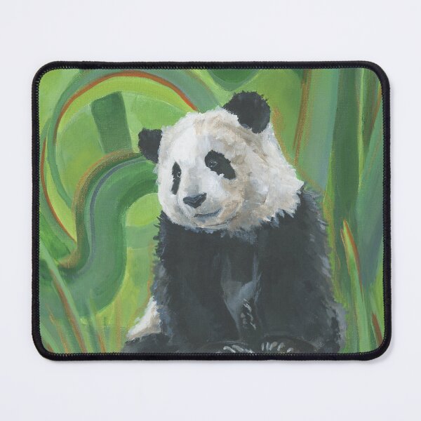 Item preview, Mischief 2- Giant Panda Abstracted Bamboo Background designed and sold by The Art Entropist.