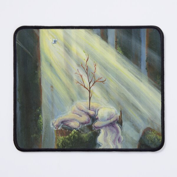 Item preview, Revive- Fantasy Painting Sleeping Nymph Girl Tree designed and sold by The Art Entropist.