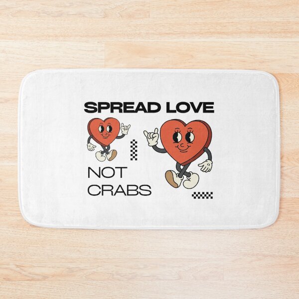 Item preview, Spread love not crabs.  designed and sold by NicMacTees.