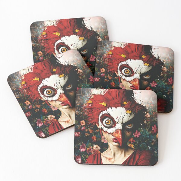 Item preview, Surreal macabre Bird Woman 14 designed and sold by Made-by-Gus.