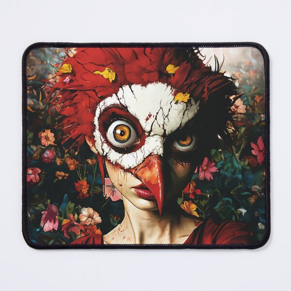 Item preview, Surreal macabre Bird Woman 14 designed and sold by Made-by-Gus.